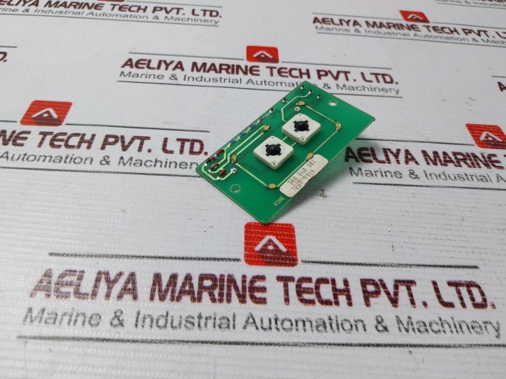 Kone 390 860 G01 Vandal Resistant Modular Push Button Blank Button