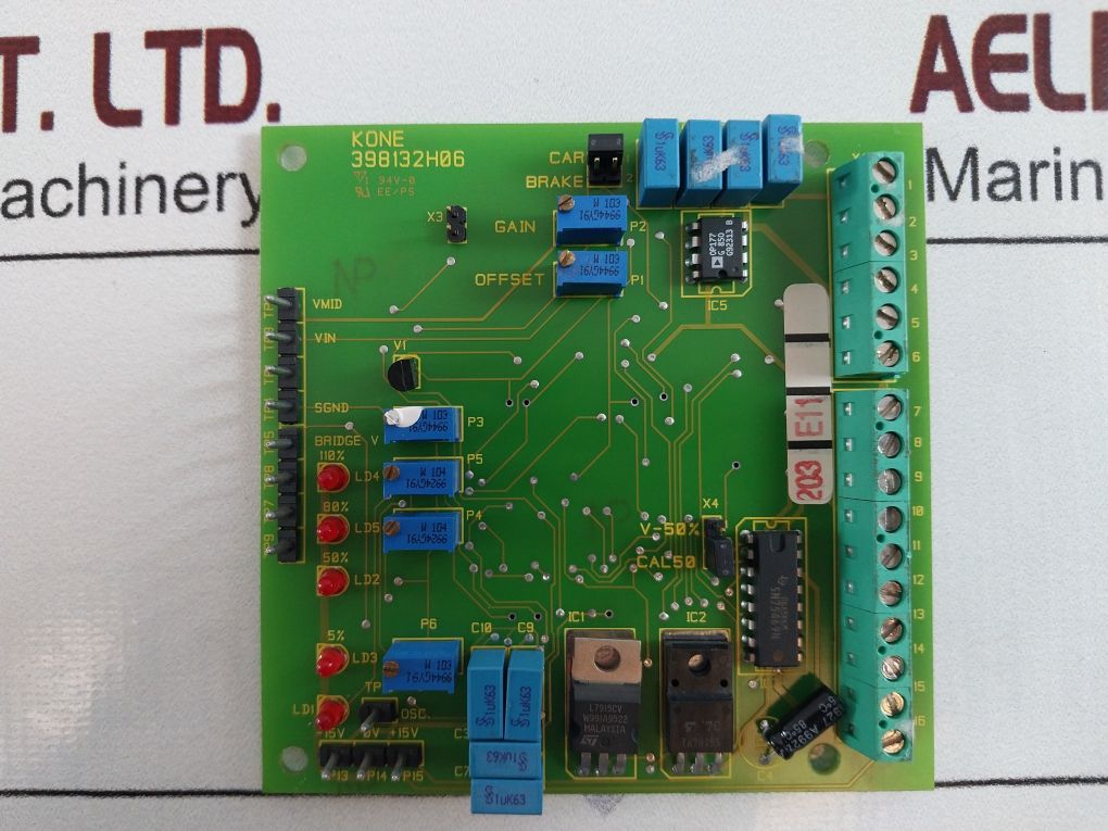 Kone 398132H06 Amplifier Board
