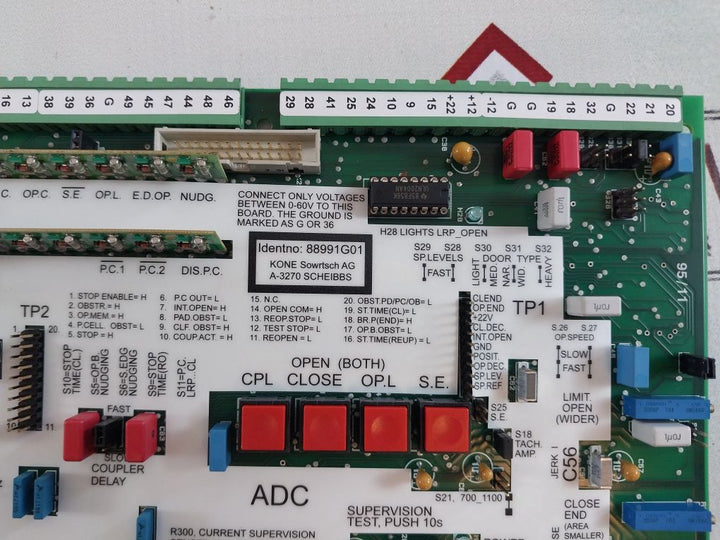 Kone 88991G01 Pcb Card 376410 H07