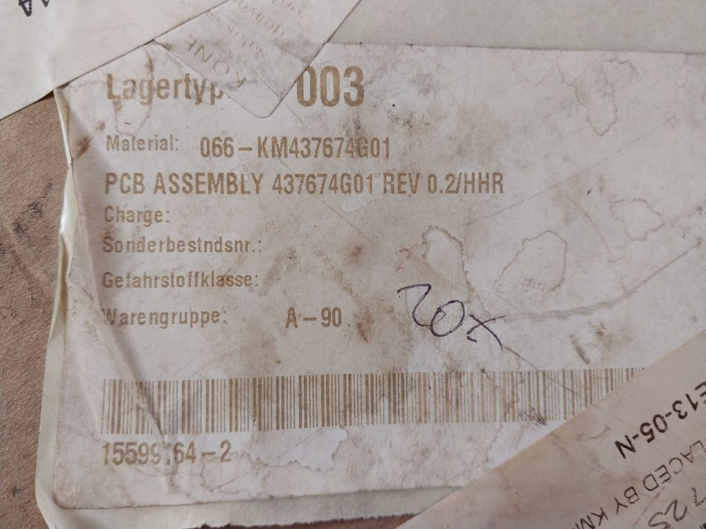 Kone Km437674G01 Output Board 394955G04