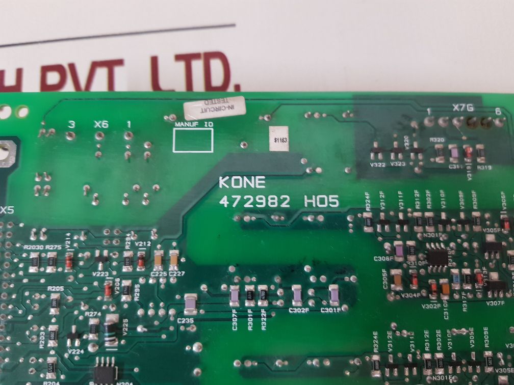 Kone V3F20 Inverter Board 472982 H05 Rev 1.5