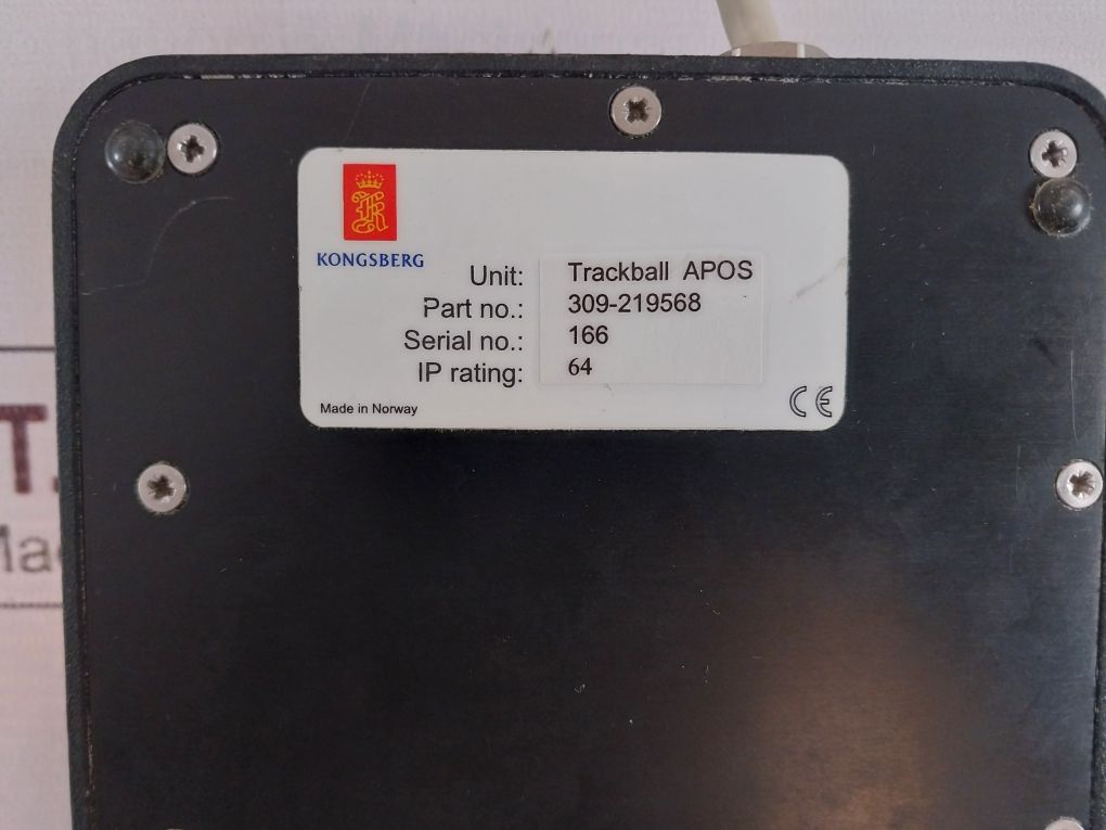 Kongsberg 309-219568 Trackball Apos