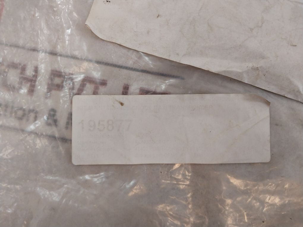 Kongsberg 317051 Retainer Coed Cnode Maxi Maintenance Kit 198-085263