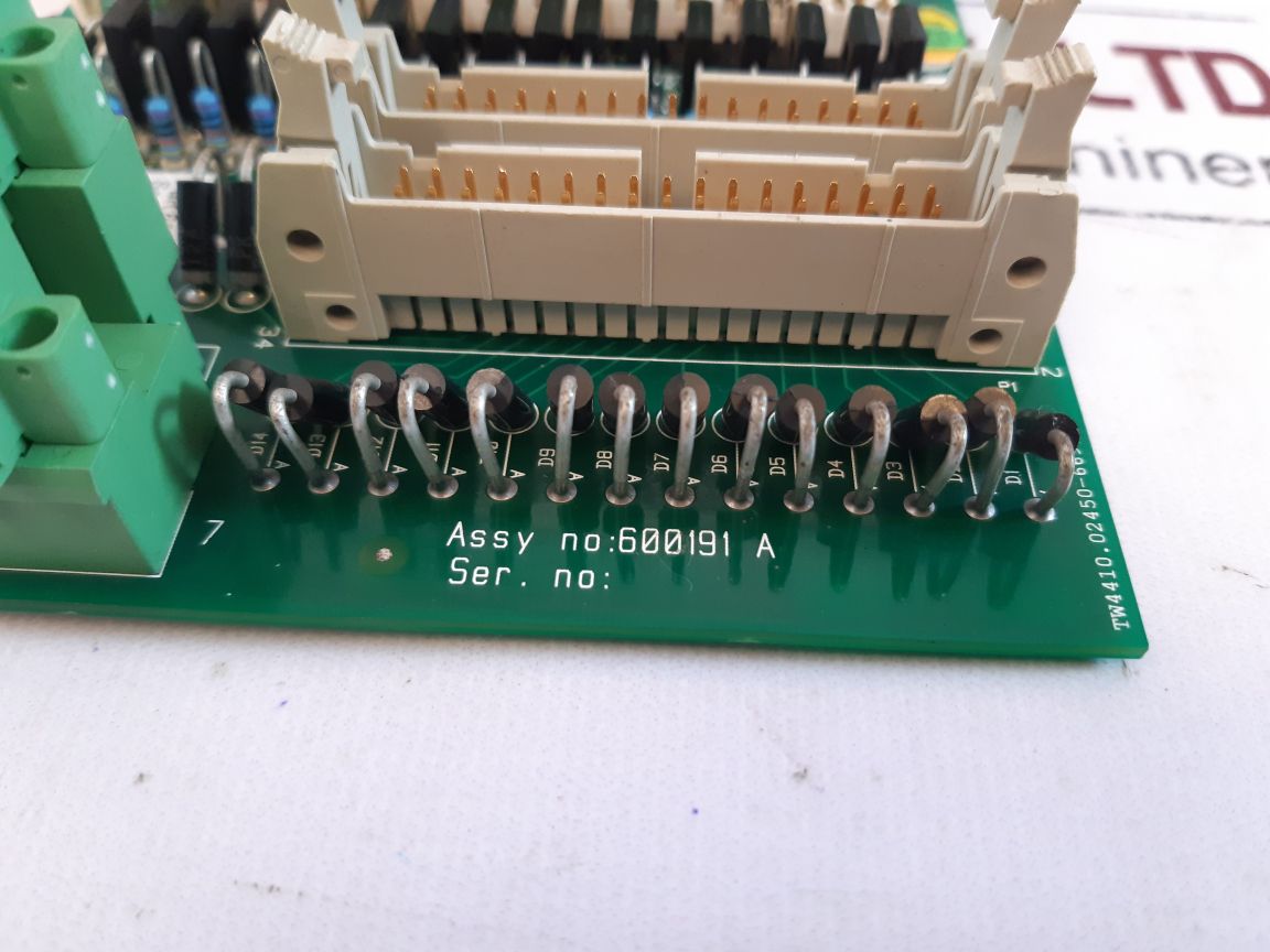 Kongsberg 600191 Rev. A Interface Circuit Tbair-4