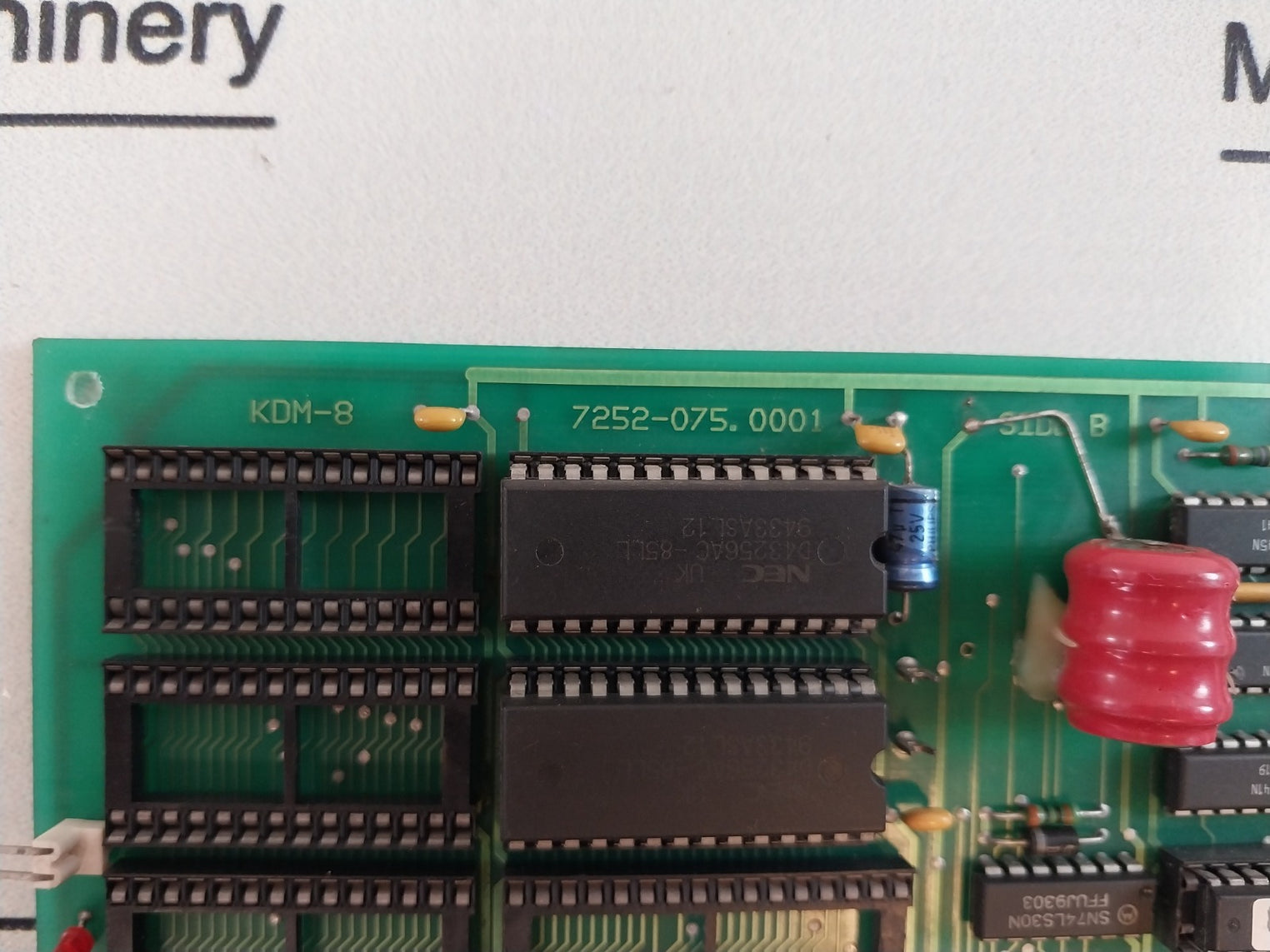 Kongsberg Kdm-8A/00-m1 7252-075.0001 Clock Memory Board Pcb