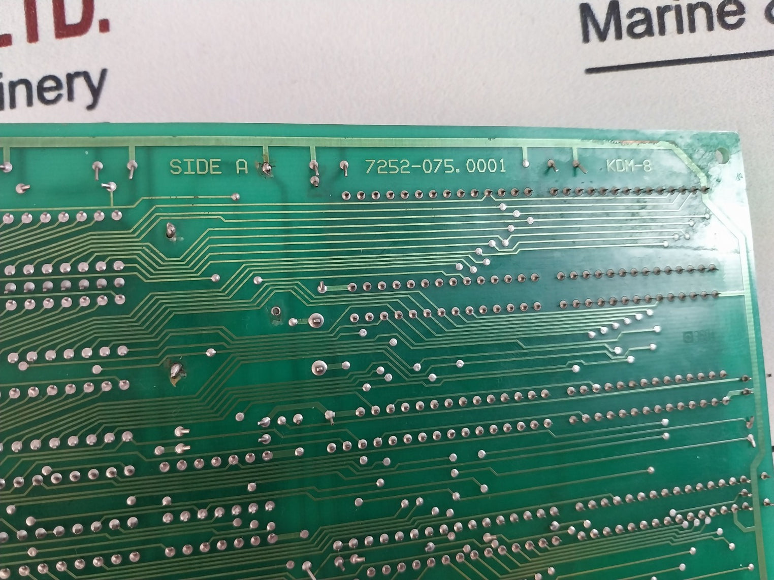 Kongsberg Kdm-8A/00-m1 7252-075.0001 Clock Memory Board Pcb