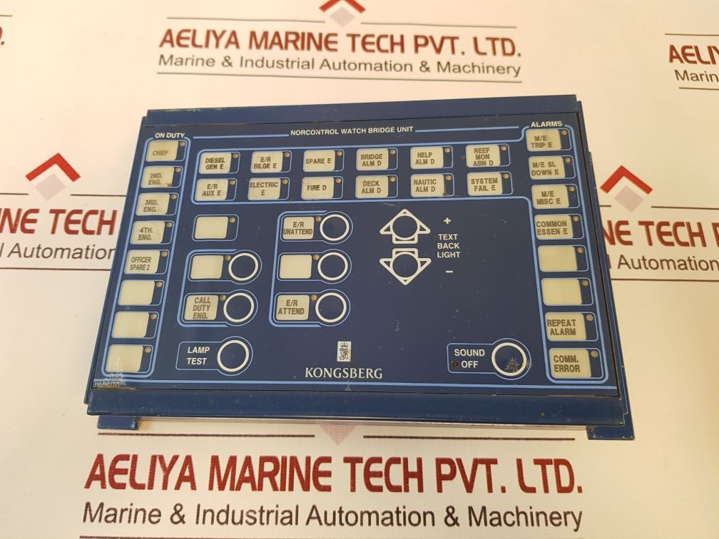 Kongsberg 8100141 Wcu Alarm Groups Free Shipping
