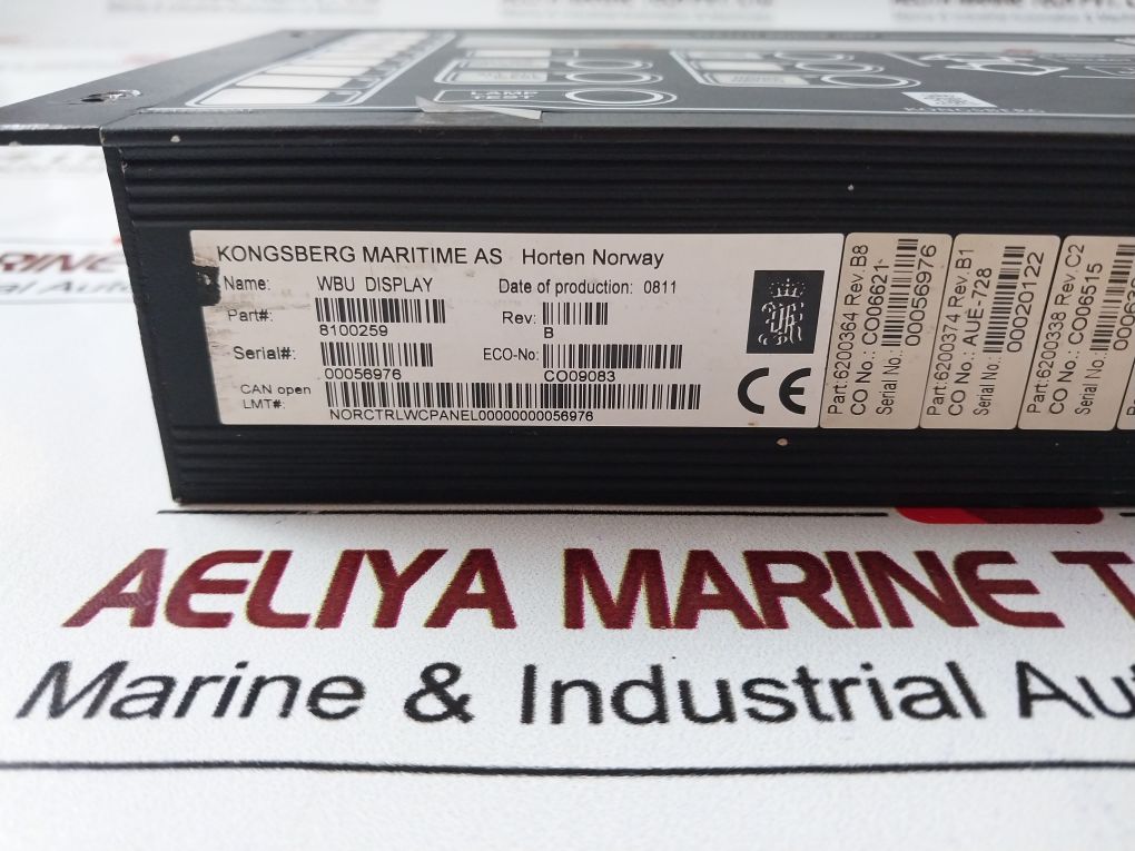 Kongsberg 8100259 Watch Bridge Unit Ha459000A1