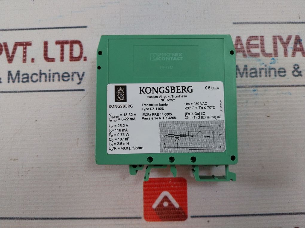 Kongsberg Dz-110/U Transmitter Barrier