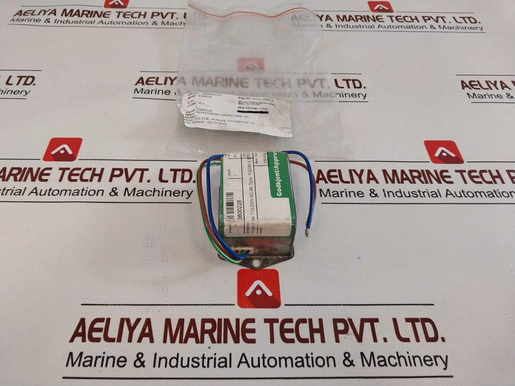 Kongsberg Fn2080-3-07 Power Line Filter
