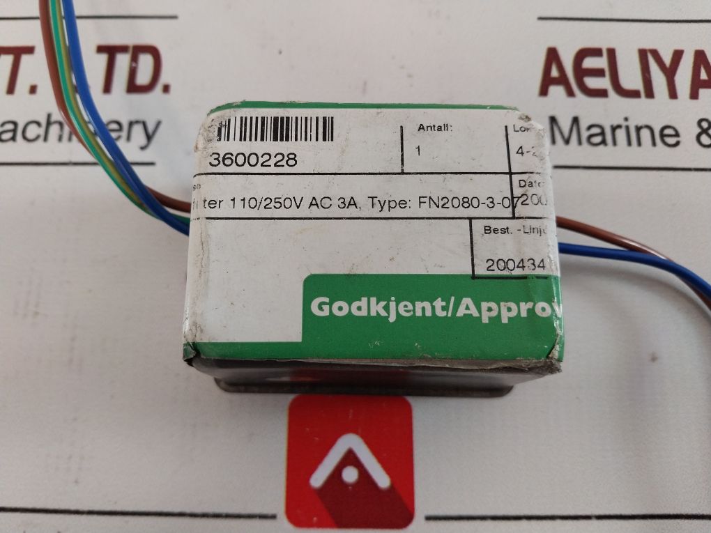 Kongsberg Fn2080-3-07 Power Line Filter