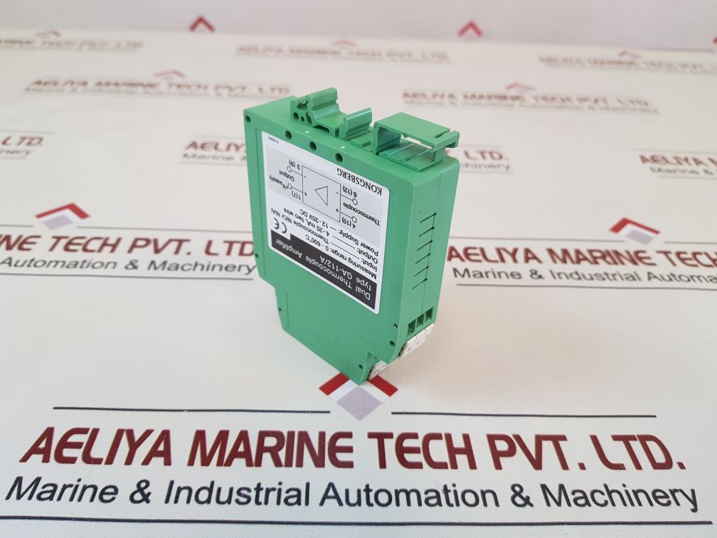 Kongsberg Ga-112A Dual Thermocouple Amplifier 0-600°C
