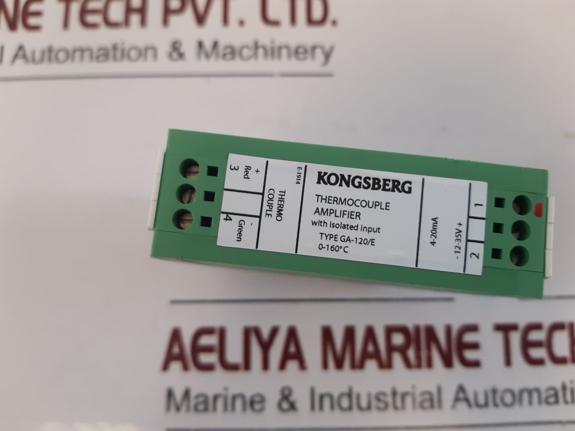 Kongsberg Ga-120/E Thermocouple Amplifier