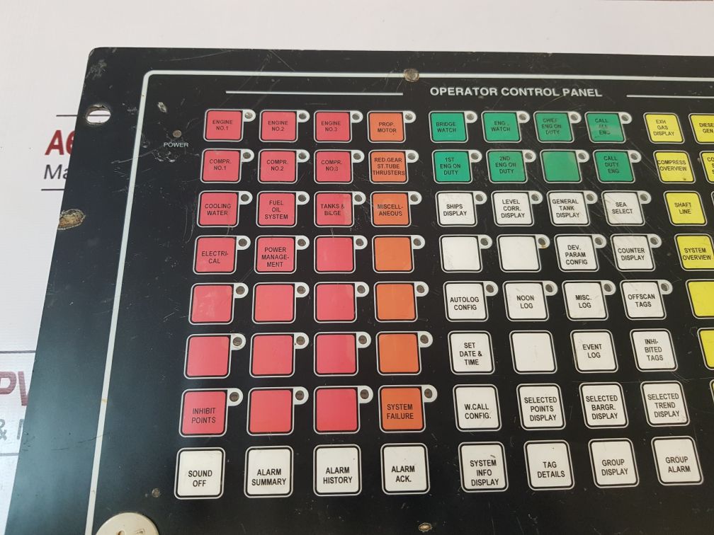 Kongsberg Ha458880 A Operator Control Panel