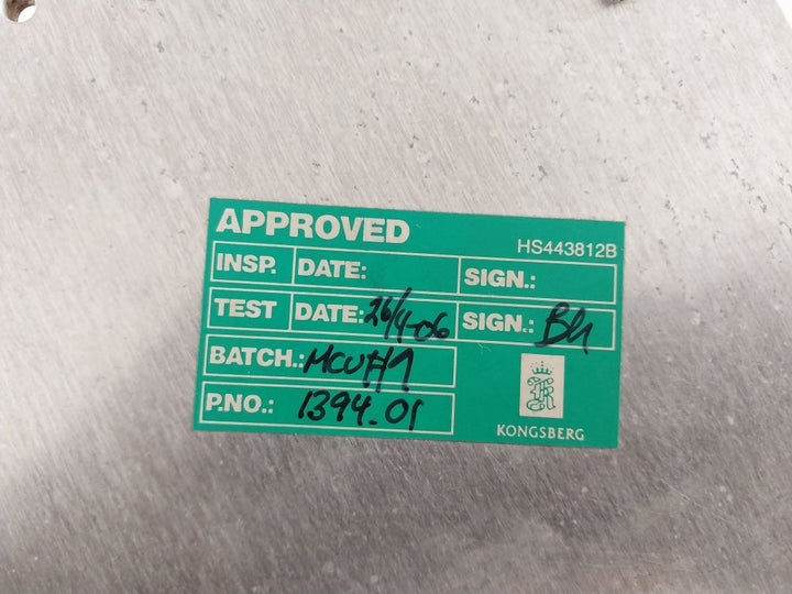 Kongsberg Mcu Hs443812B