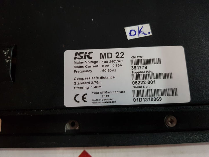 Kongsberg/Isic Md 22 Display