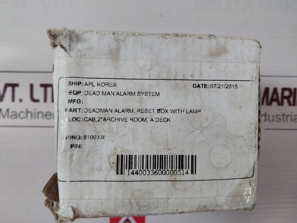 Kongsberg Kag-311340 Dead Man Alarm System