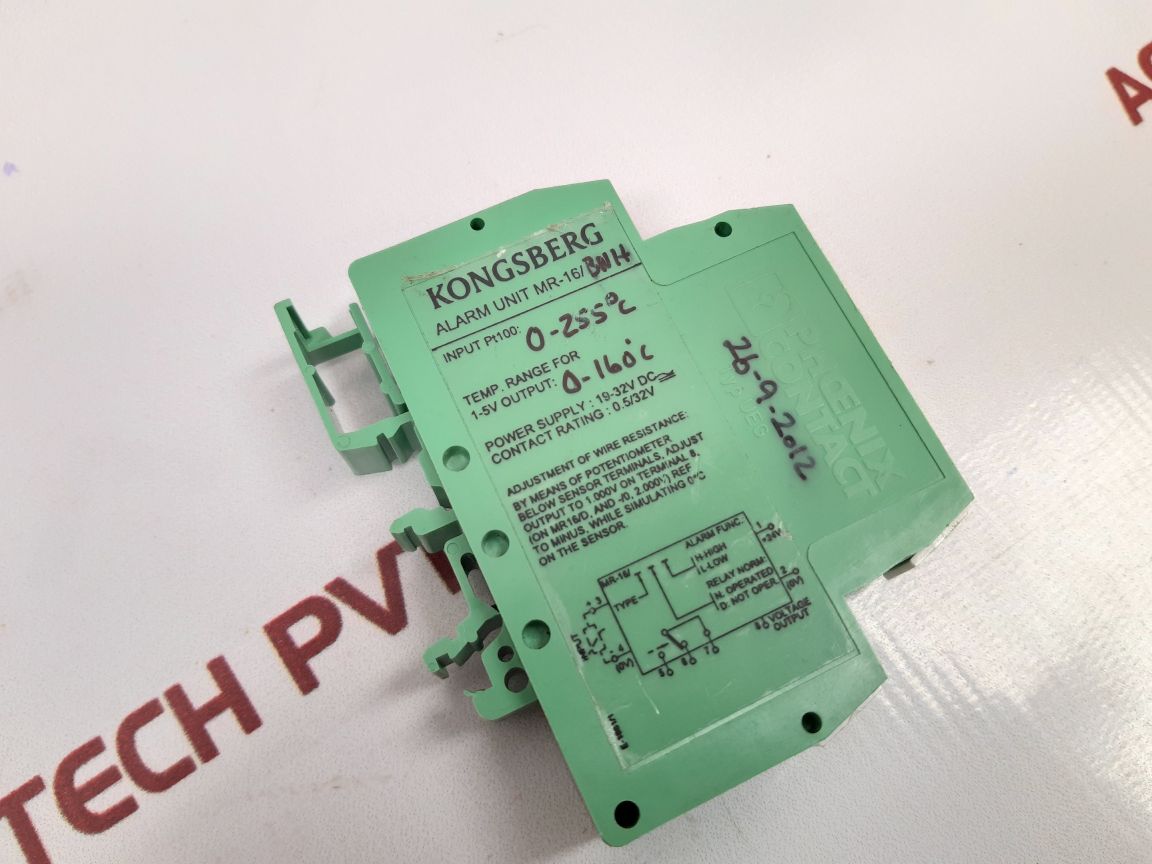 Kongsberg Mr-16/Bnh Alarm Unit