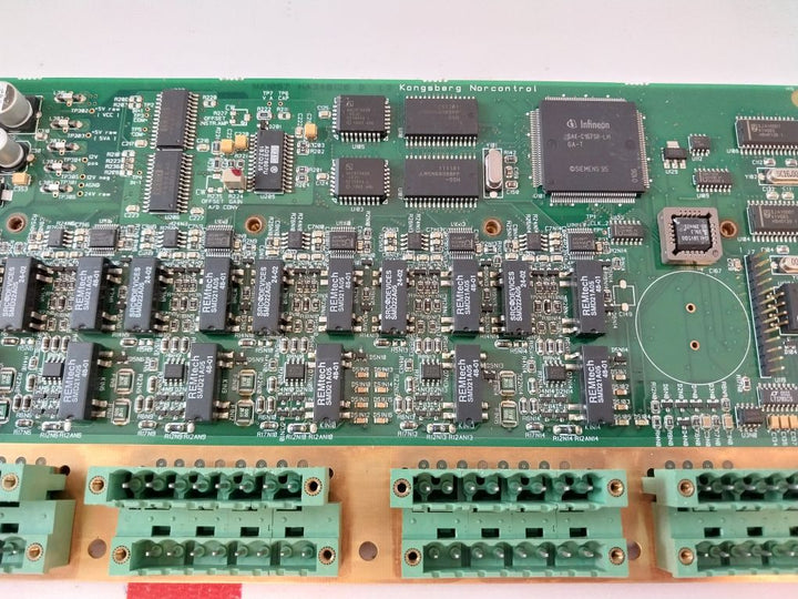 Kongsberg Na1057 Rai Ha340126 D/D/D Remote Analog Card 6200354 Rev.:D7