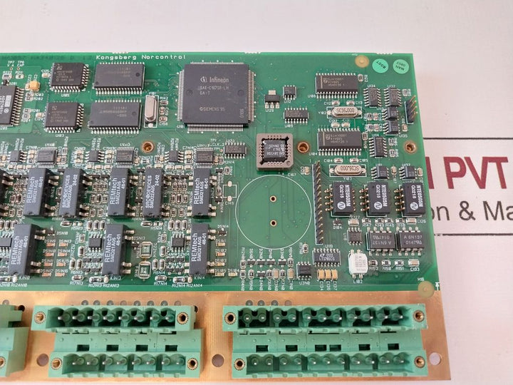Kongsberg Na1057 Rai Ha340126 D/D/D Remote Analog Card 6200354 Rev.:D7