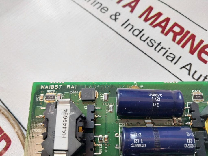 Kongsberg Na1057 Rai Ha340126 D/D/D Remote Analog Card 6200354 Rev.:D7