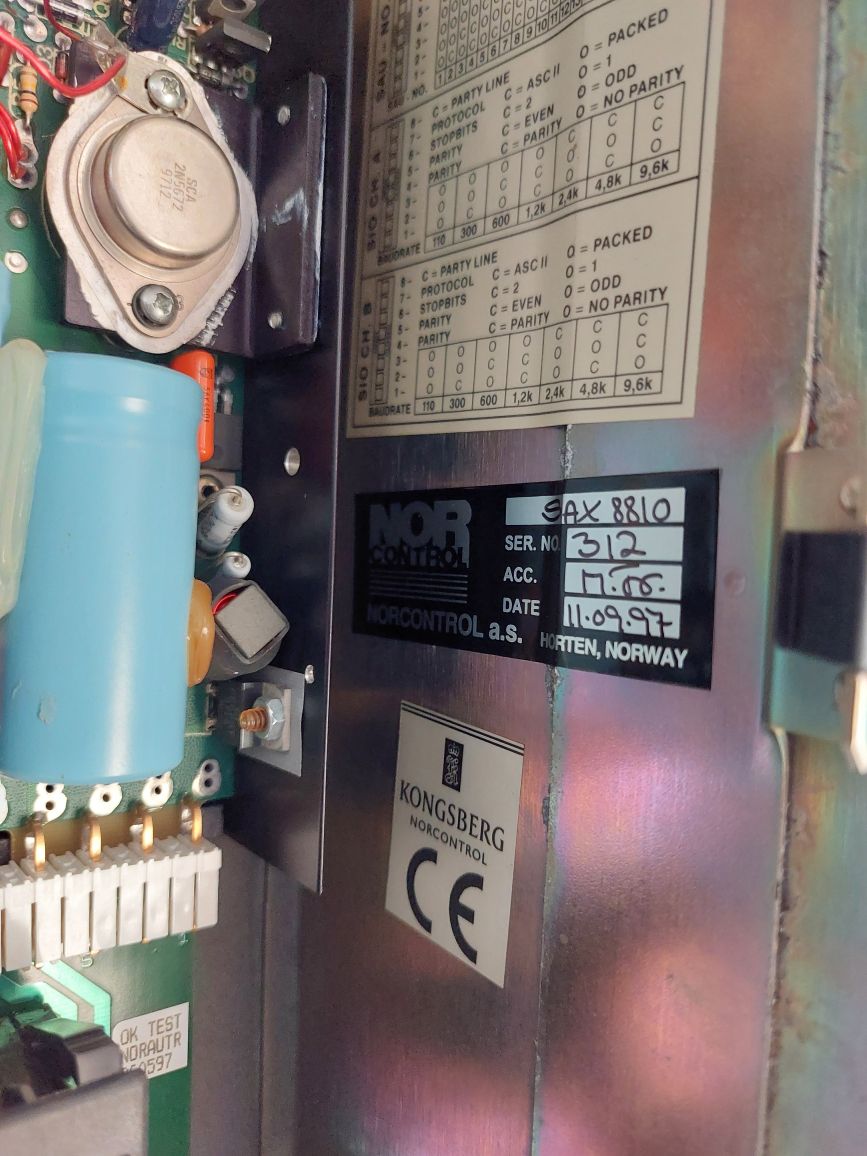 Norcontrol sax 8810 signal acquisition unit extender