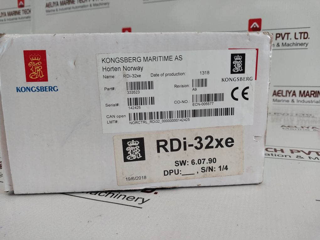 Kongsberg Rdi-32Xe Remote Digital Input Module 333523 Revision: A9