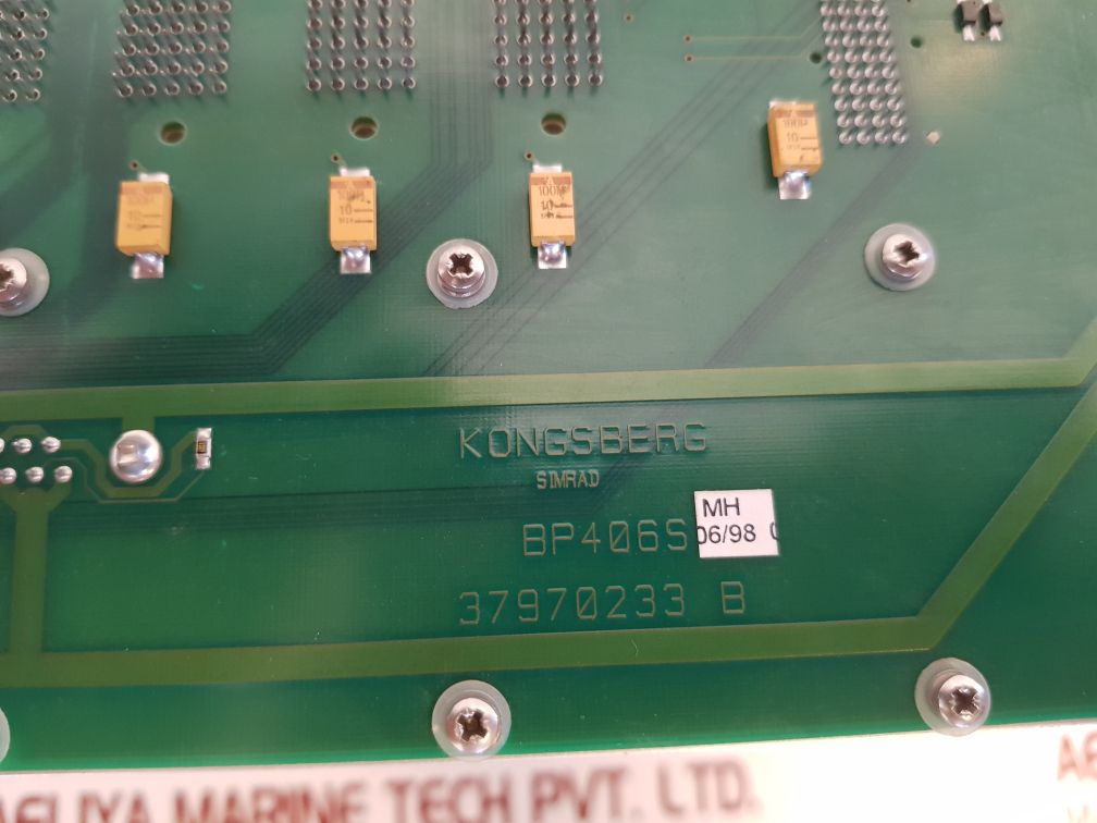 Kongsberg simrad sbc400h module rack 37970217 a