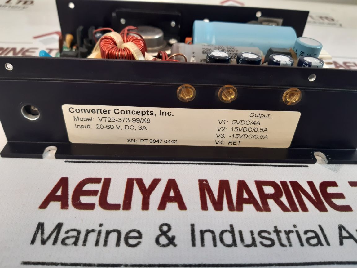 Kongsberg Vt25-373-99/X9 Power Supply Dc/Dc Converter