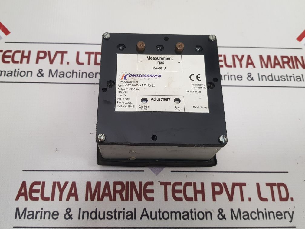 Kongsgaarden Krd96S 0/4-20Ma Rpt Ip56 Ex Meter