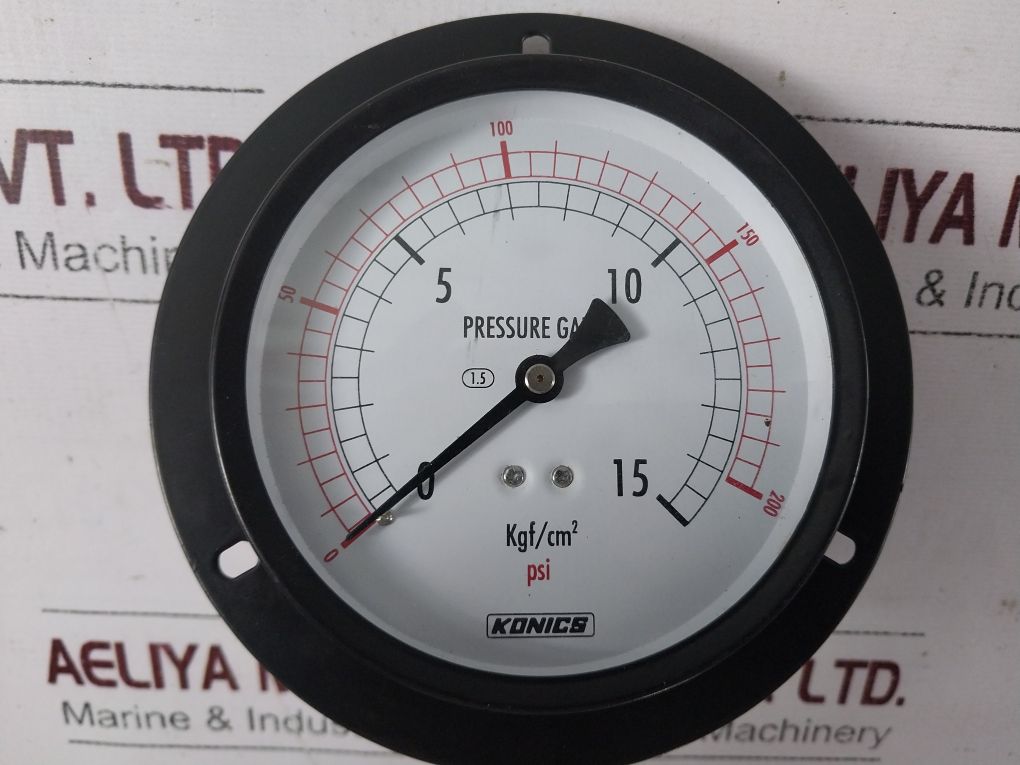 Konics Pressure Gauge 0-15 Kgf/Cm2