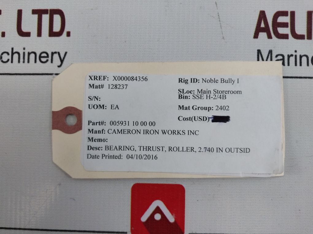 Lot Of 7X Koyo 005931-10 Thrust Bearing