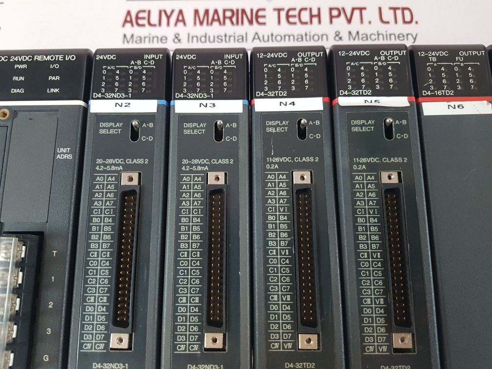 Koyo Direct Logic 405Rs D4-rsdc,D4–32Nd3-1,D4-32Td2,D4-16Td2 Module Rack
