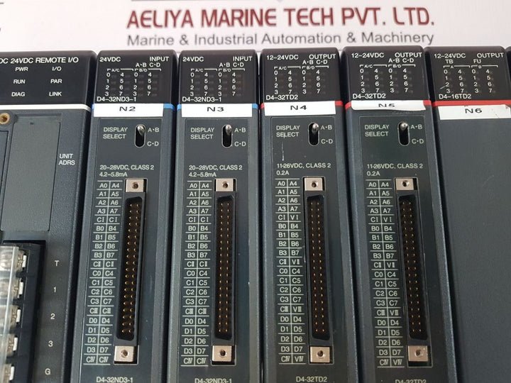 Koyo Direct Logic 405Rs D4-rsdc,D4–32Nd3-1,D4-32Td2,D4-16Td2 Module Rack
