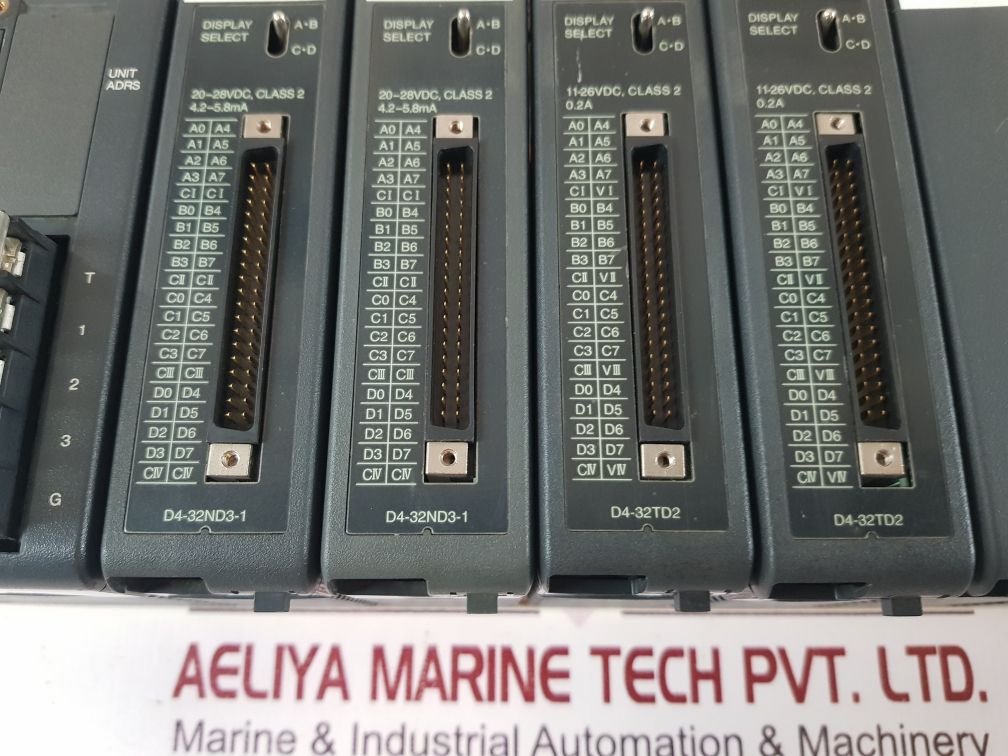 Koyo Direct Logic 405Rs D4-rsdc,D4–32Nd3-1,D4-32Td2,D4-16Td2 Module Rack

