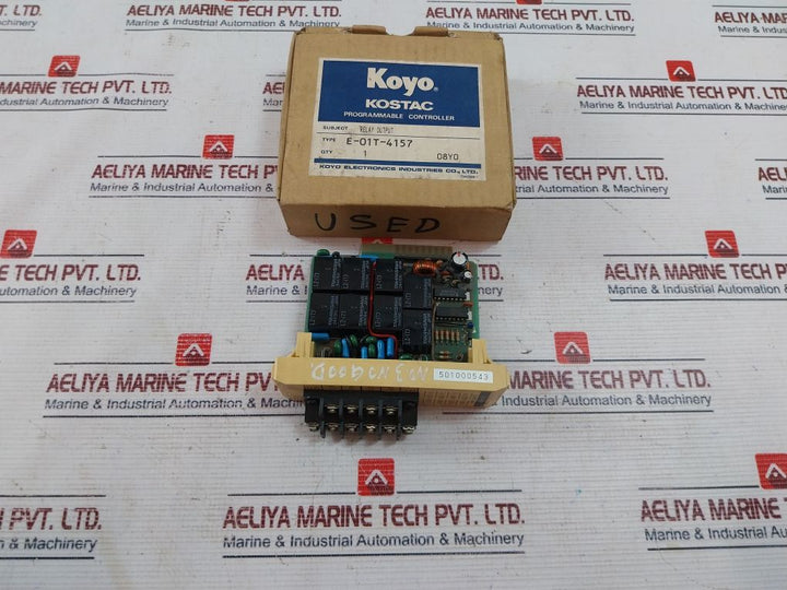 Koyo E-01T-4157 Relay Output Programmable Controller 7830377