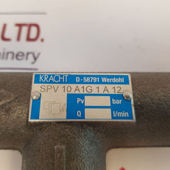 Kracht Spv10 A1G 1A 12 Relief Valve
