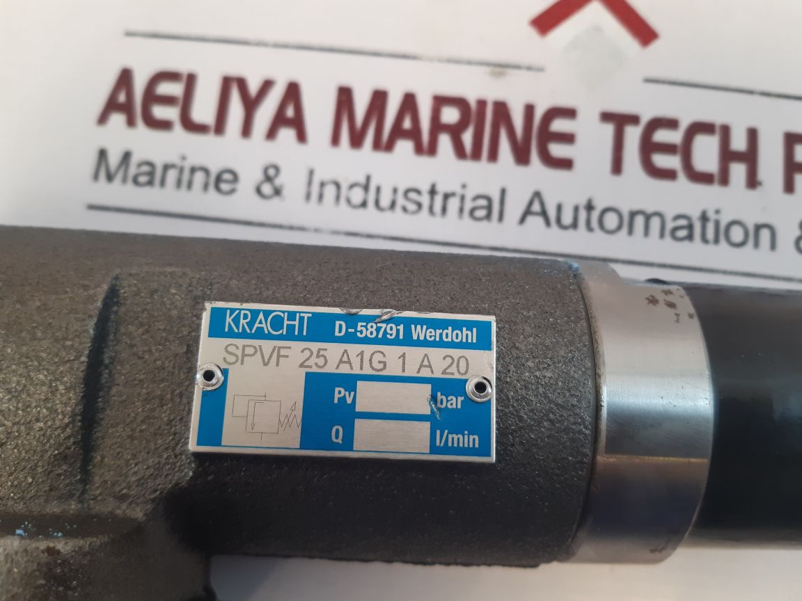 Kracht Spvf 25 A1G 1A 20 Pressure Relief Valve
