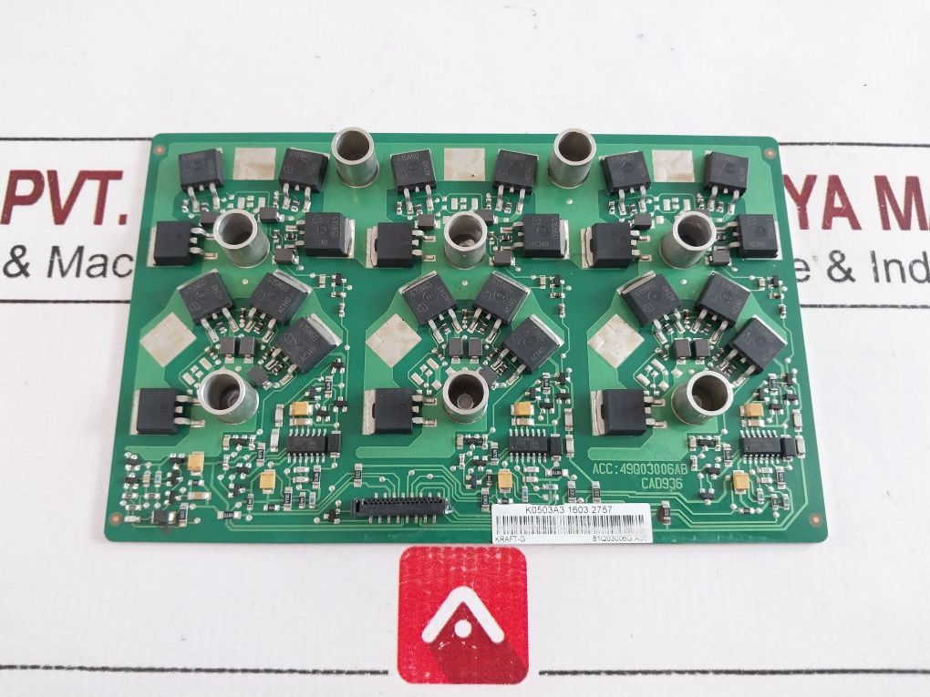 Abb Kraft-g 81Q03006G A05 Servo Rectifier Unit Control Board 49Q03006Ab