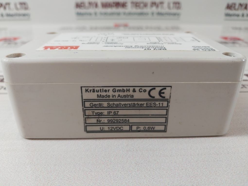 Kral Beg 34 Bev 07 Sensor Measuring Transducer 10-30V Dc 12Vdc