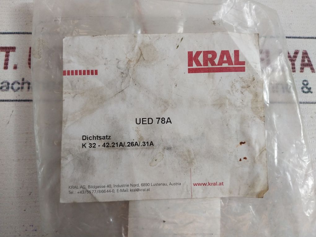 Kral C-4400 Pump Seal Kit