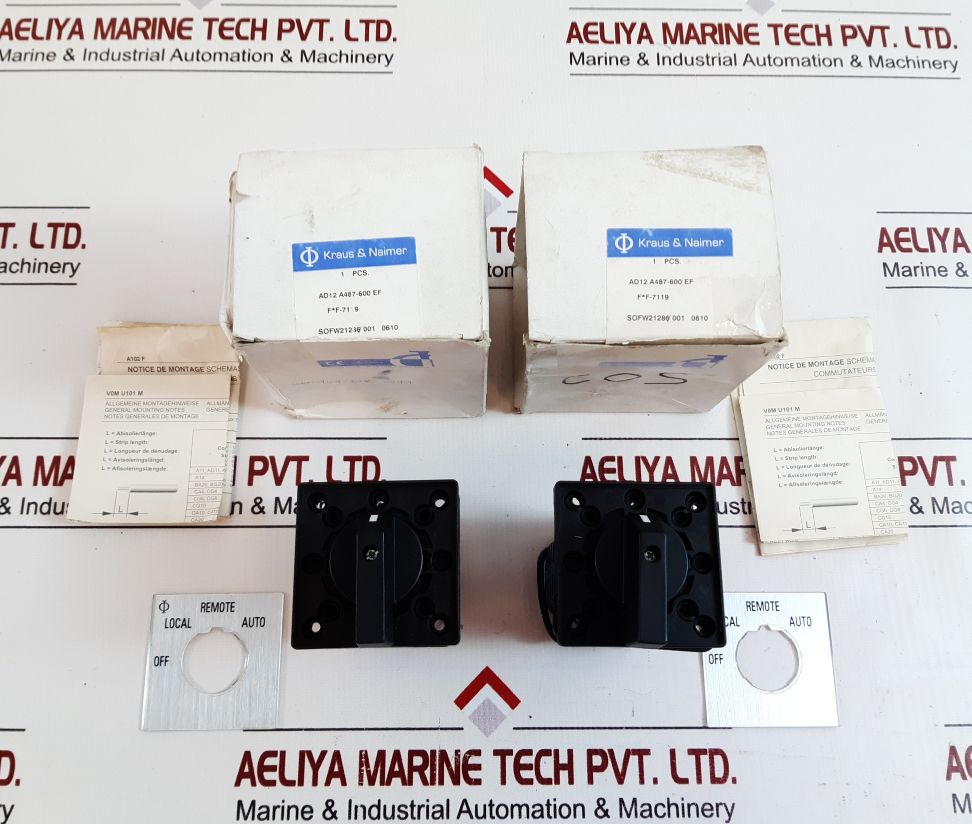 Kraus & Naimer Ad12 Rotary Drum Switch
