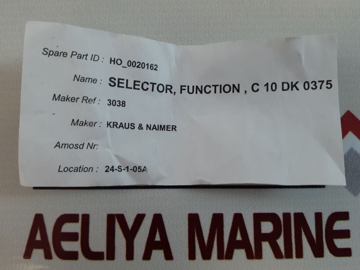 Kraus & naimer b9 rotary switch
