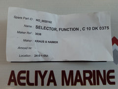 Kraus & naimer b9 rotary switch