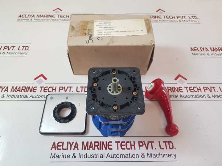Kraus & naimer c125 a202 cam switch rotary switch