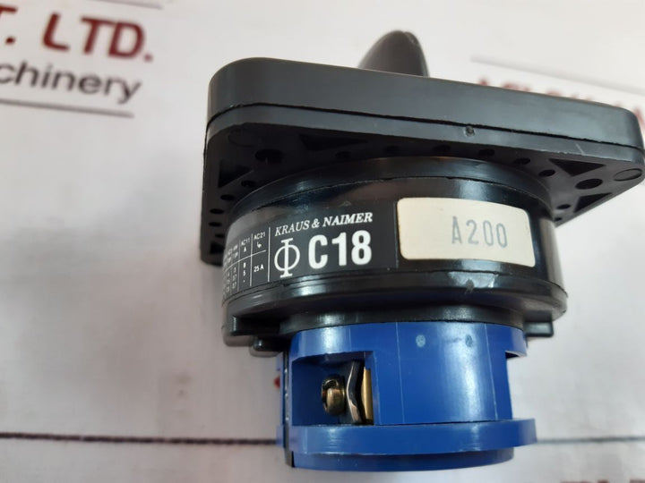 Kraus & Naimer C18 A200 Isolator Switch