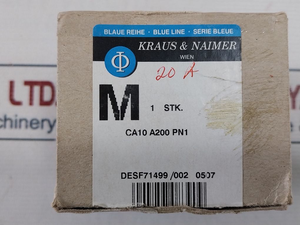 Kraus & Naimer Ca10 A200 Pn1 Cam Switch