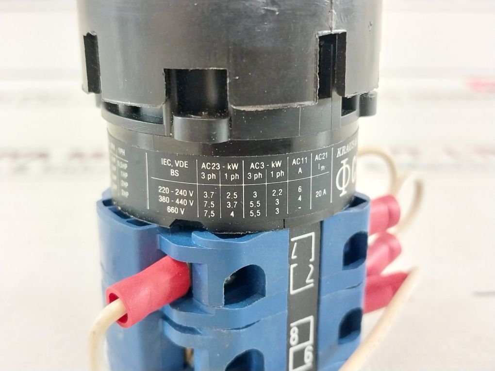 Kraus & Naimer Ca11 Rotary Switch 12 Amp 600Vac