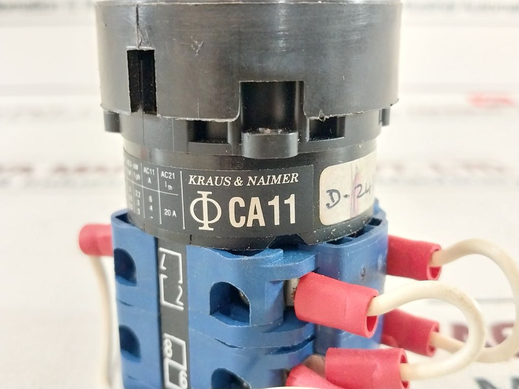 Kraus & Naimer Ca11 Rotary Switch 12 Amp 600Vac
