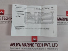 Kraus & Naimer - 14445 12 Rotary Switch Ca20 201 Pn 16A 2 Pole 934.07.03.092